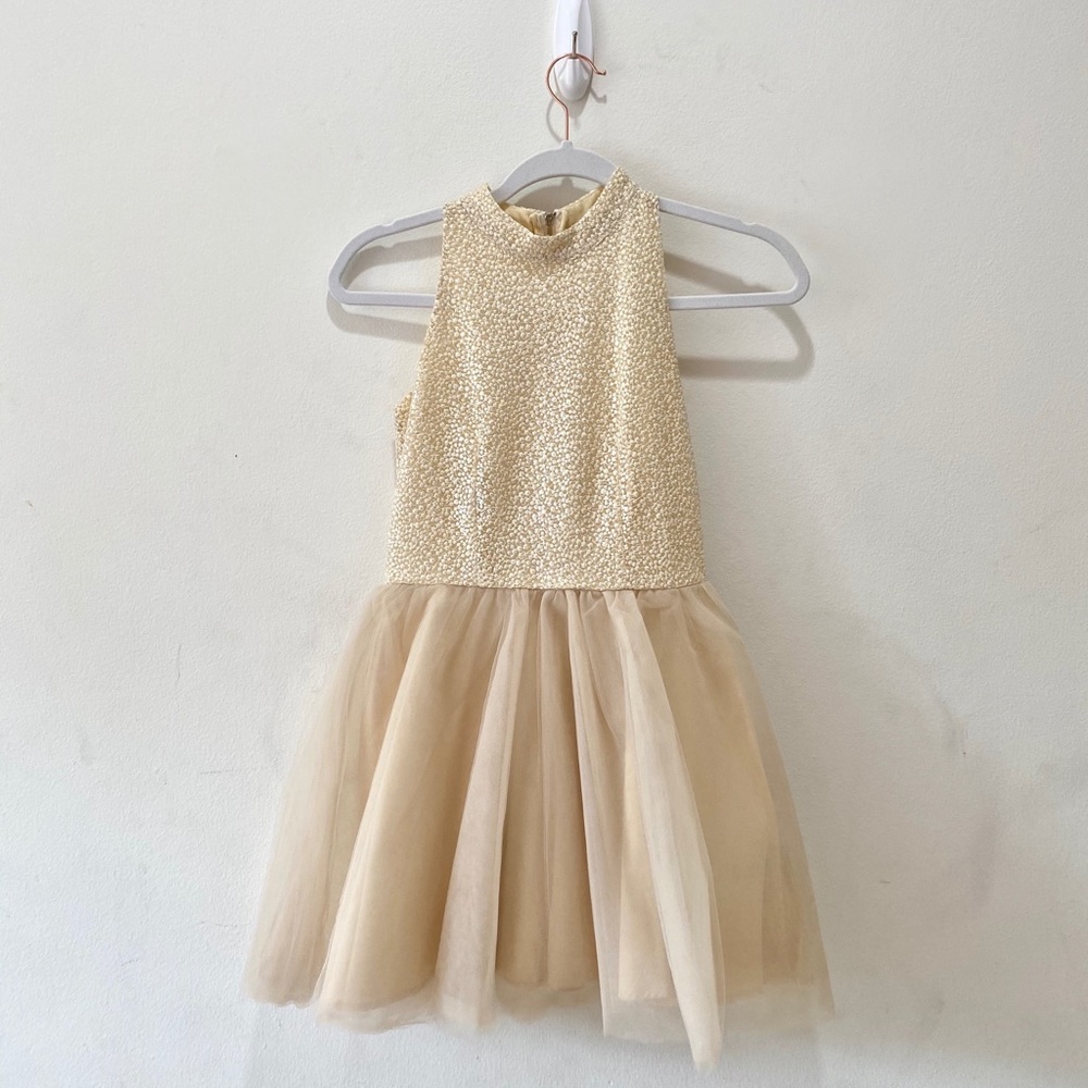 Miss Behave Girls - Champagne Formal Party Dress